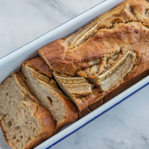 Banana Bread aux Noisettes IG Bas : Recette Moelleuse