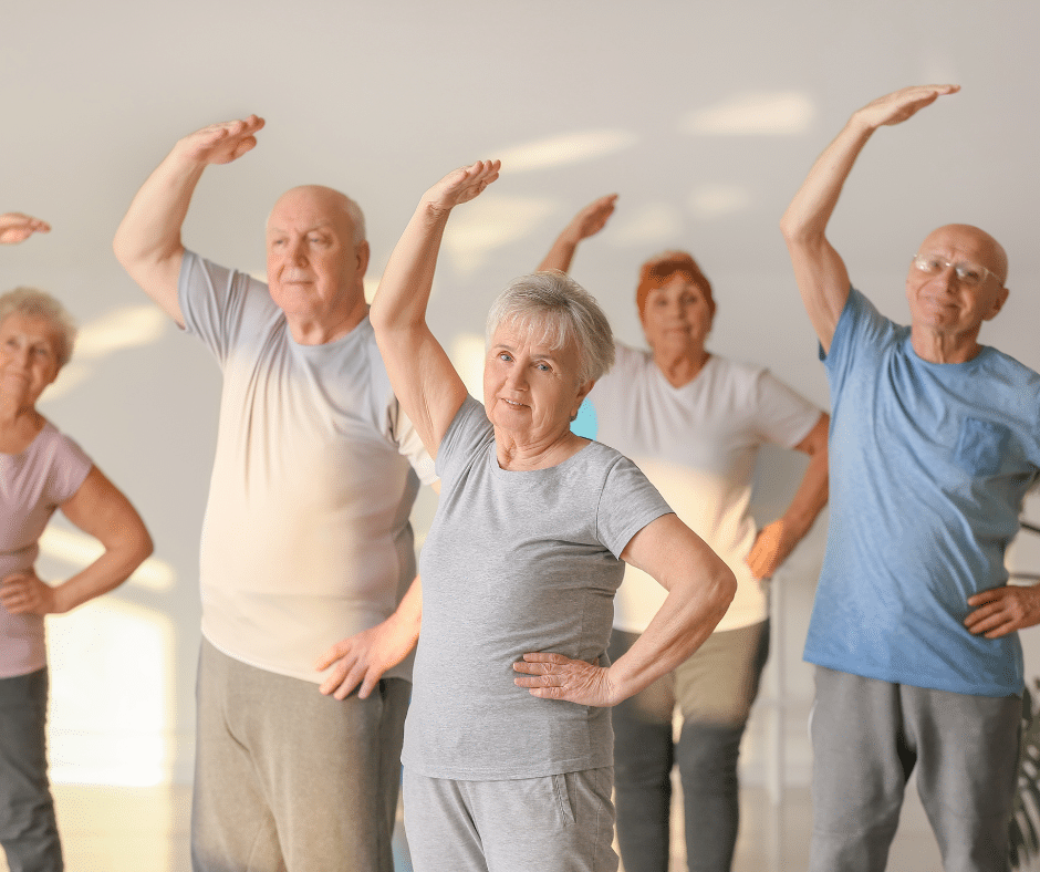 personnes âgées au sport