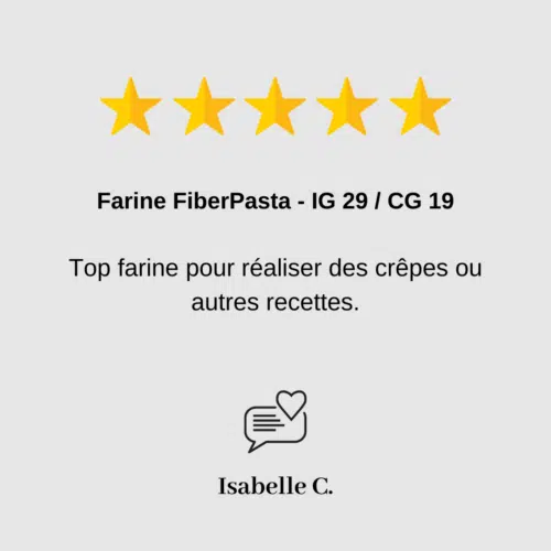 Farine Fiberpasta - IG 29 / CG 19