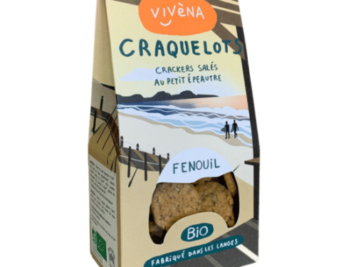 Craquelots au fenouil à faible indice glycémique. Vendus sur Al'Origin.fr