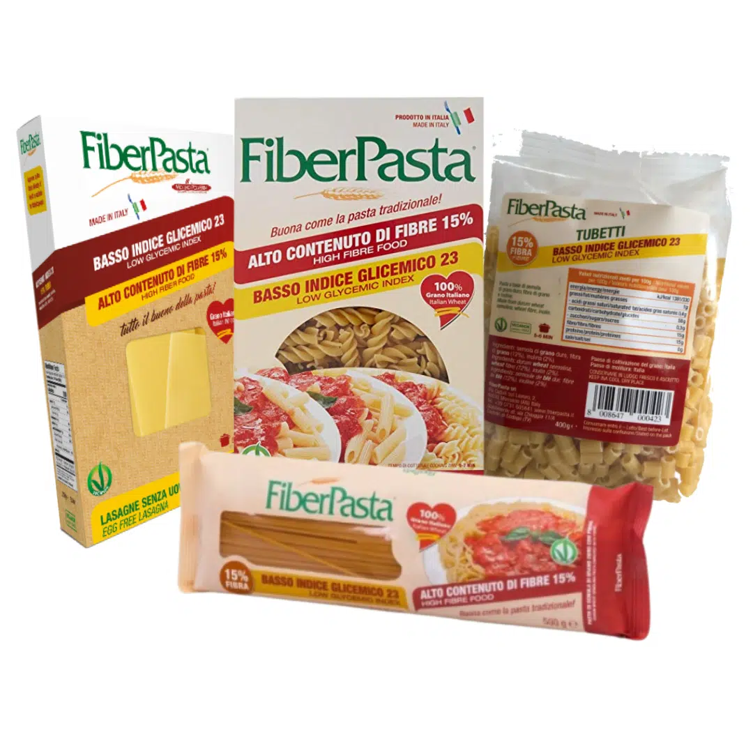 Lot de pâtes Fiberpasta