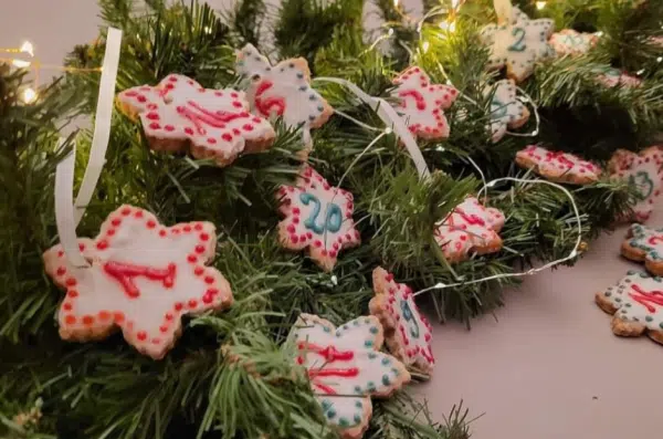 Le calendrier de l'avent biscuits Ig bas sur Al'origin