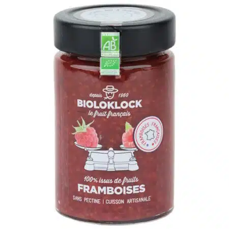 Framboises 100% issus de fruits