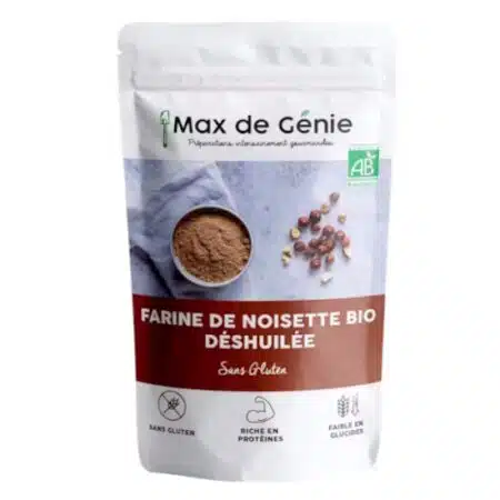 Farine de noisette bio déshuilée