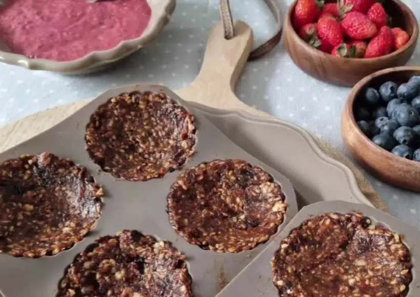 Pâte à tarte crue au sirop de yacon