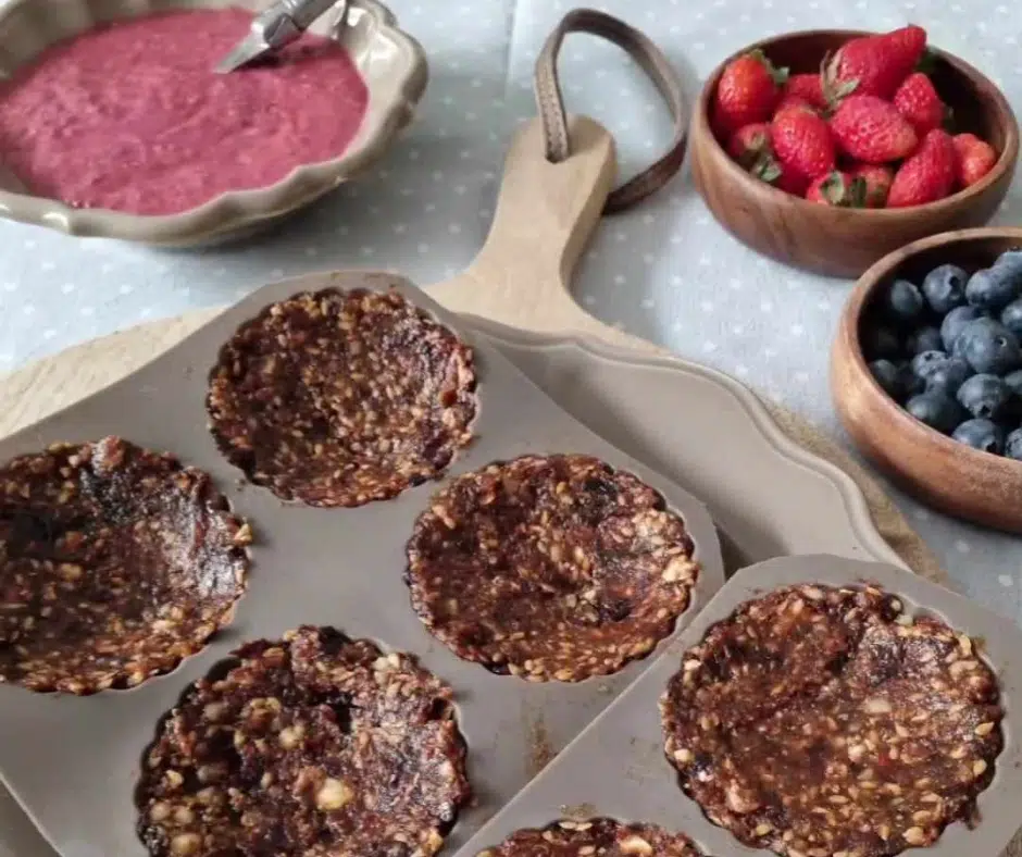 Pâte à tarte crue au sirop de yacon