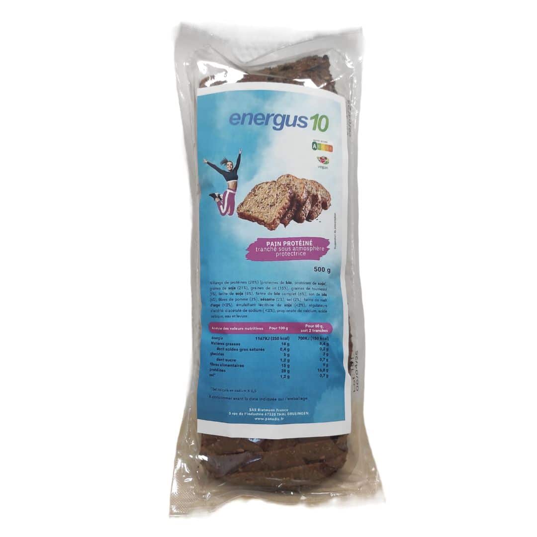 Pain Energus10 – Le Pain IG Bas