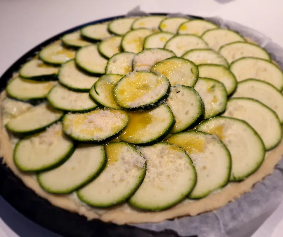 Tarte Courgettes Ricotta IG bas