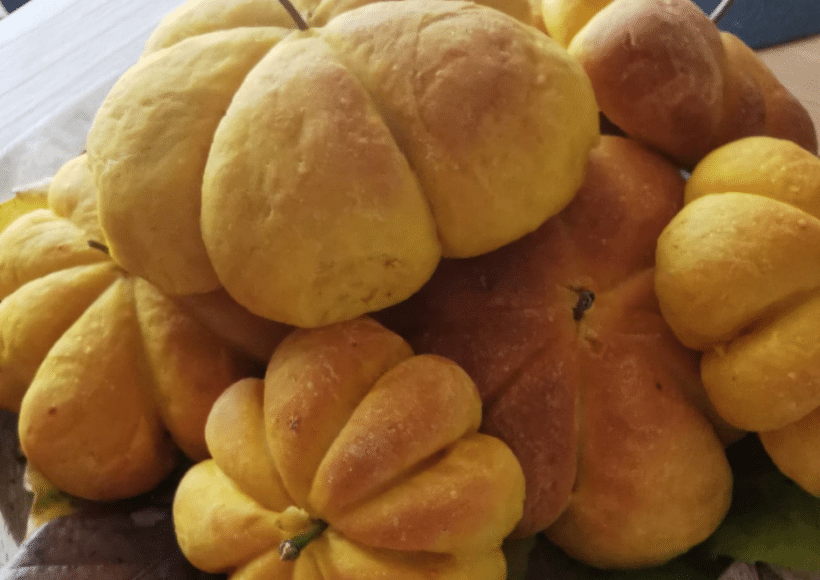 Petits Pains Citrouilles IG bas au Potimarron