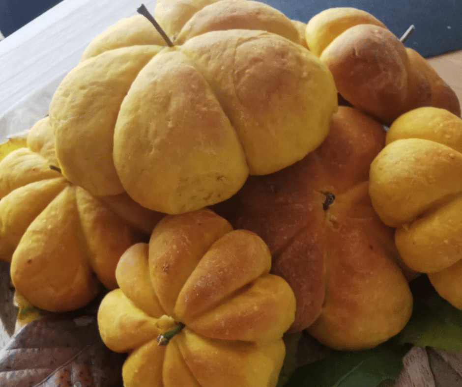 Petits Pains Citrouilles IG bas au Potimarron