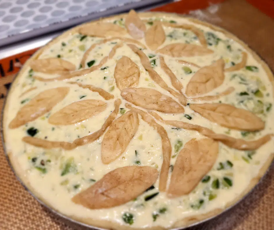 Tarte au thon IG bas, Pâte à base de fibrepasta