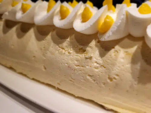 Bûche au Citron Meringuée IG Bas