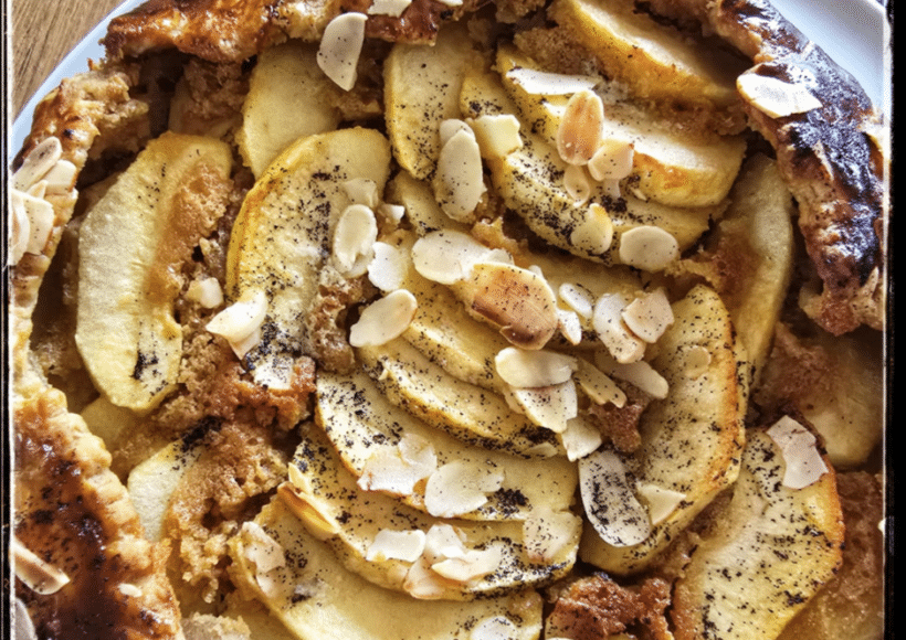 Dessert IG bas : Tarte feuilletée pommes-amandes