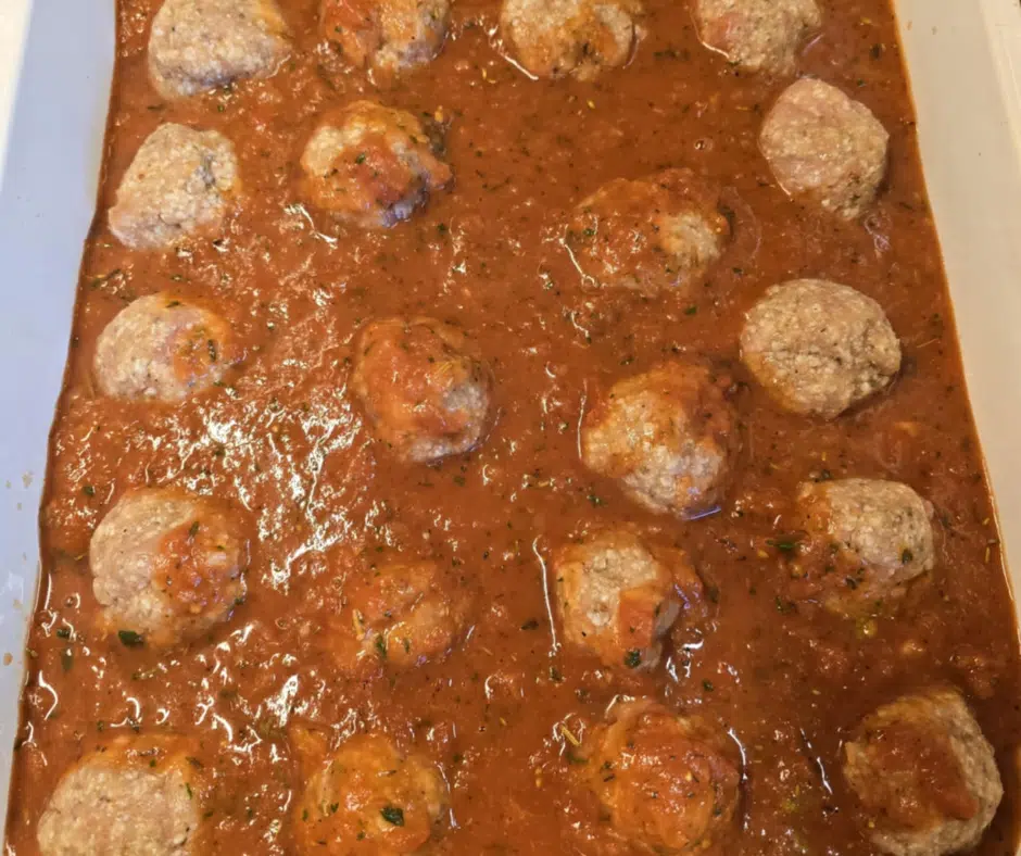 Spaghettis IG bas aux boulettes de poulet