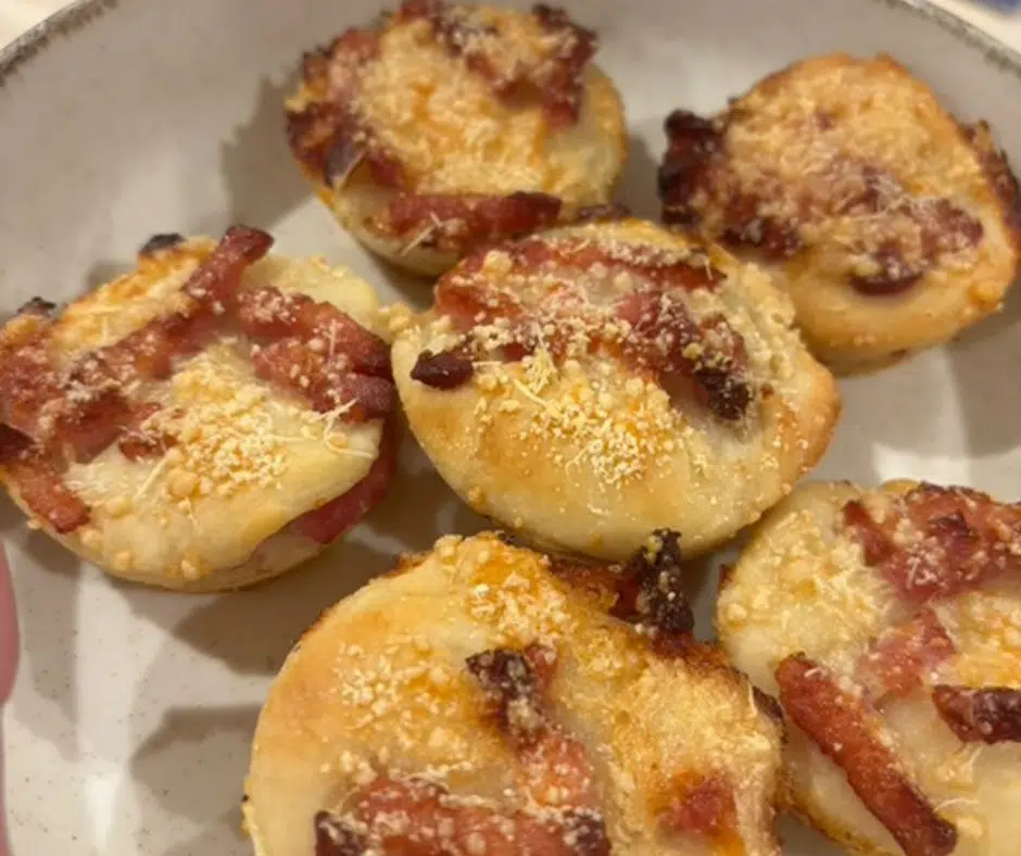 Muffins Façon Pizza Carbonara IG Bas