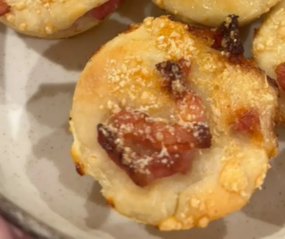 Muffins Façon Pizza Carbonara IG Bas