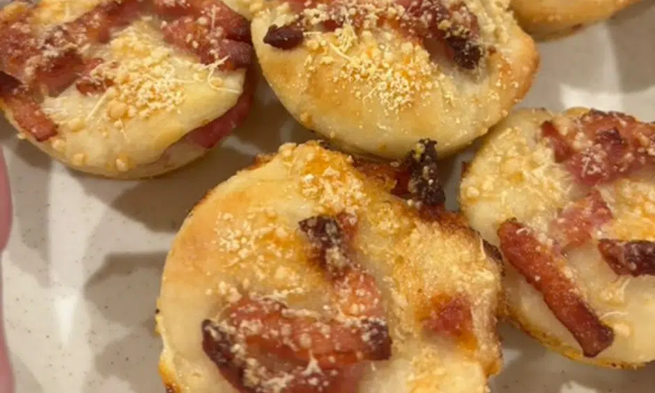 Muffins Façon Pizza Carbonara IG Bas