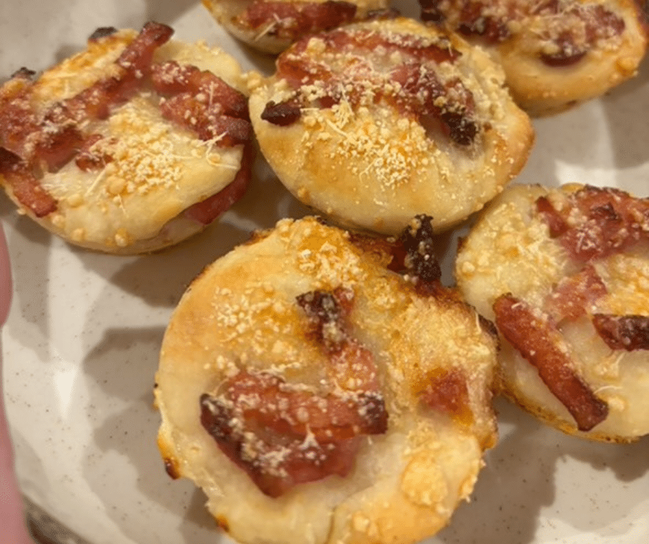 Muffins Façon Pizza Carbonara IG Bas