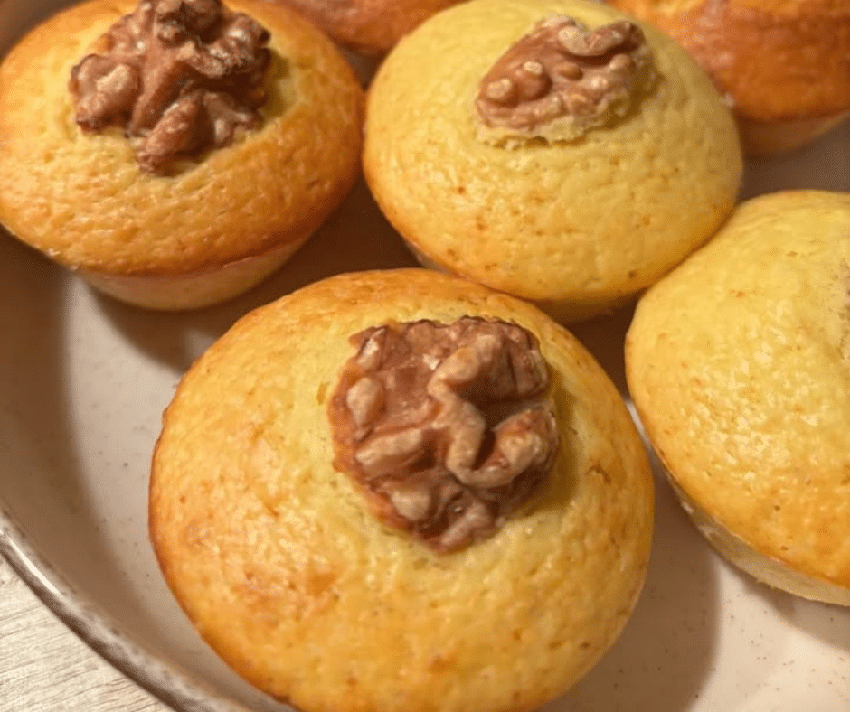 Muffins Moelleux au Citron IG bas