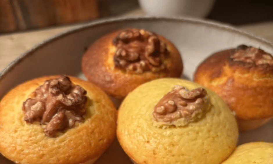 Muffins Moelleux au Citron IG bas