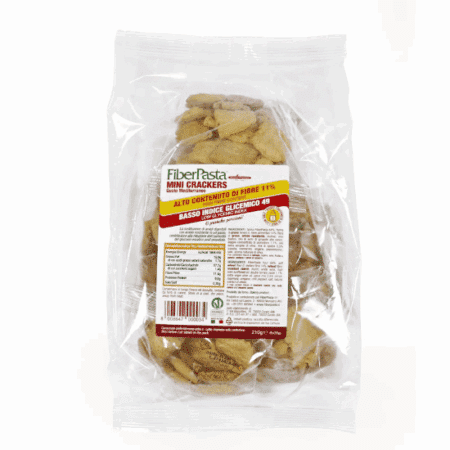 Mini Crackers IG 49 aux Épices Méditerranéennes – FiberPasta