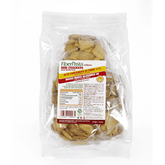 Mini Crackers IG 49 aux Épices Méditerranéennes – FiberPasta