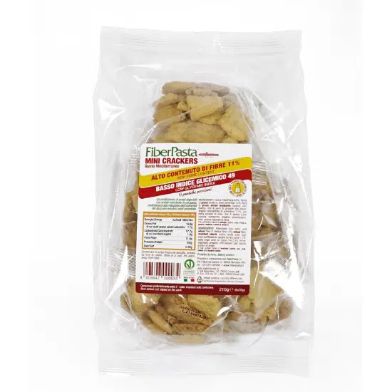 Mini Crackers IG 49 aux Épices Méditerranéennes – FiberPasta