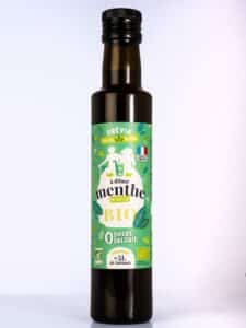 Sirop Bio Sans Sucre OREVIA – Éblouissant Citron, Menthe, Grenadine