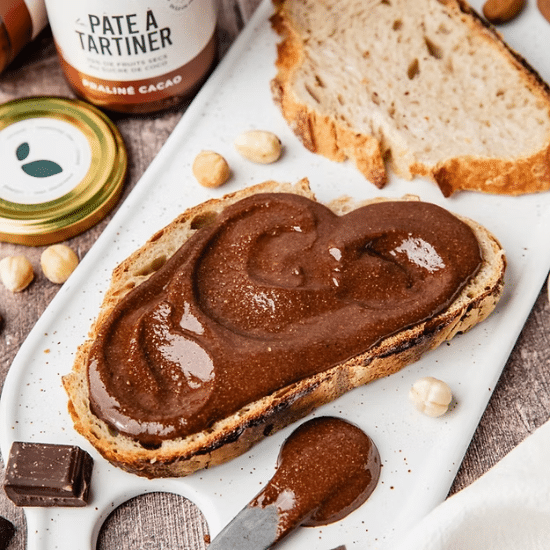 Pâte à tartiner praliné cacao bio – IG modéré