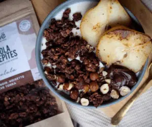 Granola chocolat noir noisette tonka – IG modéré