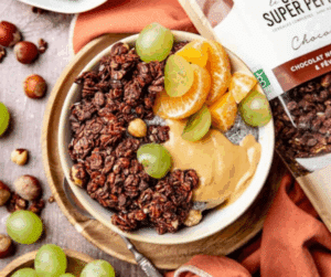 Granola chocolat noir noisette tonka – IG modéré