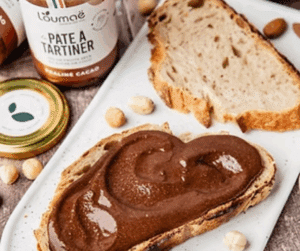 Pâte à tartiner praliné cacao bio – IG modéré
