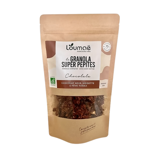Granola chocolat noir noisette tonka – IG modéré