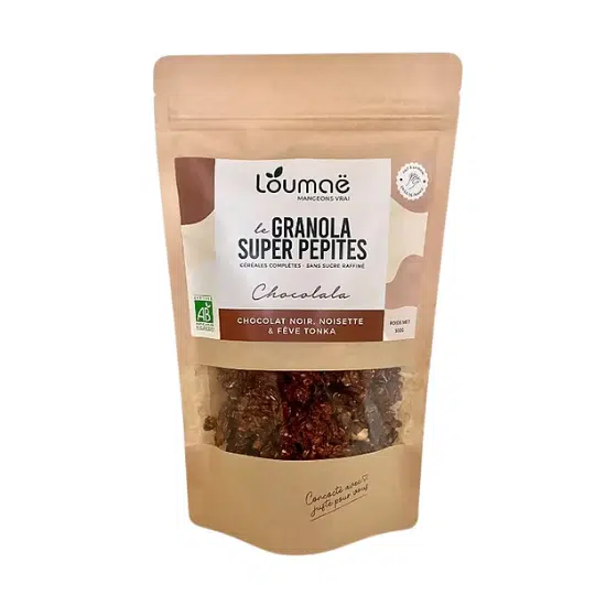 Granola chocolat noir noisette tonka – IG modéré