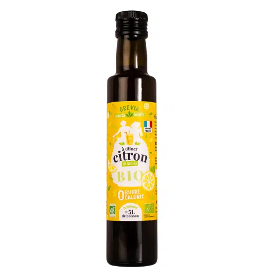 Sirop de Citron Bio Sans Sucre – IG bas