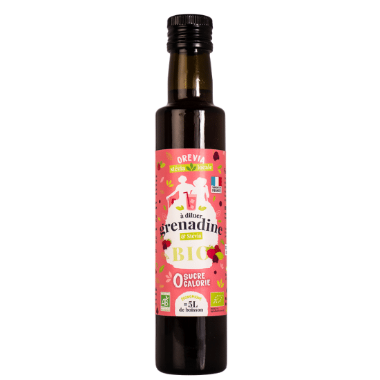 Sirop de Grenadine Bio Sans Sucre – IG bas