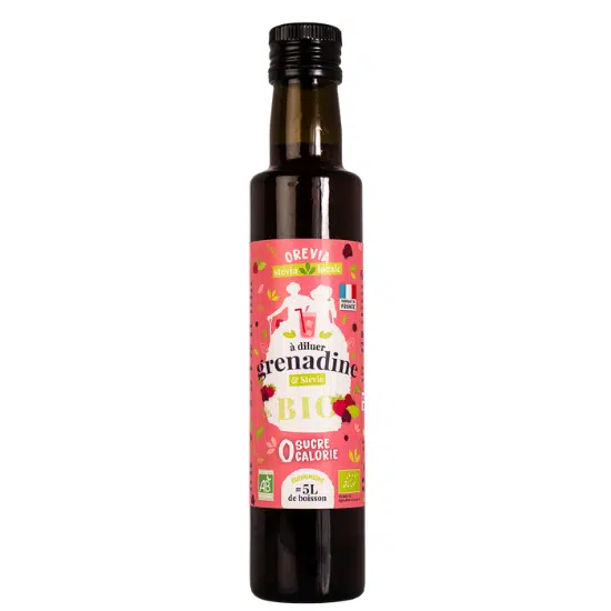 Sirop de Grenadine Bio Sans Sucre – IG bas