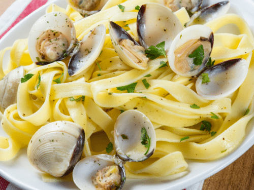 Tagliatelles aux palourdes