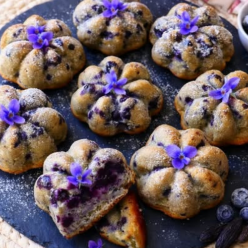 Muffins Ribot aux Myrtilles IG Bas